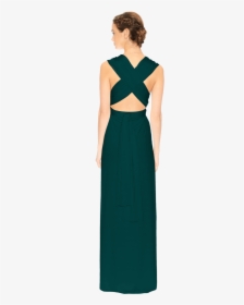 Slit Dress Emerald Src //cdn - Gown, HD Png Download, Transparent PNG
